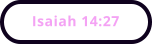 Isaiah 14:27