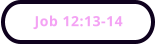 Job 12:13-14