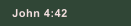 John 4:42