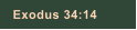Exodus 34:14